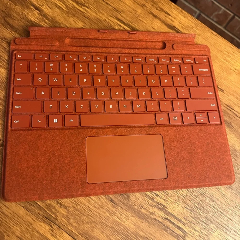 WOW POSHMARK - Authentic Microsoft Surface Pro Signature Keyboard in Poppy Red